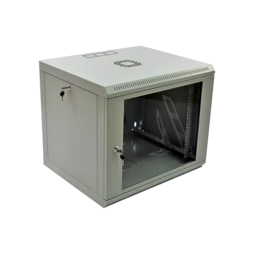 CMS -MGSWL95G Шкаф 19" 9U, 600x500x507мм (Ш*Г*В), эконом, акриловое стекло, серый