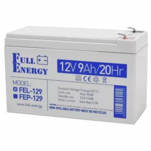 Full Energy Full Energy FEL-129 Аккумулятор гелевой 12В 9А•ч
