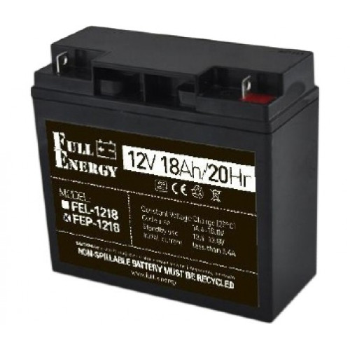 Full Energy FEP-1218 Акумулятор 12В 18 Аг для ДБЖ