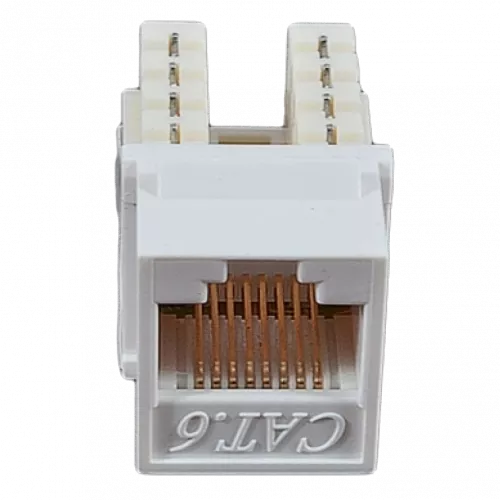 EPNew EPNew 6KTVM-U0WH Модуль KeyStone RJ45 UTP, кат. 6, 110, Slim, W – 16.6 мм, білий
