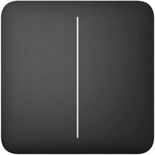 Ajax Ajax SoloButton (2-gang) [55] black Кнопка двуклавишного выключателя