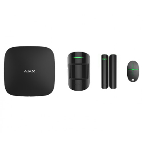 Ajax StarterKit Plus (Чёрный) Комплект охоронної сигналізації