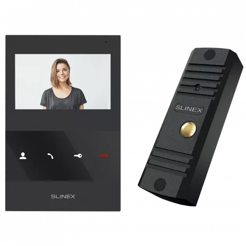 Slinex Slinex ML-16HD(Black)+SQ-04M(Black) Комплект відеодомофону