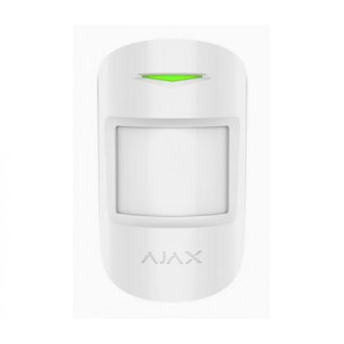 Ajax MotionProtect Plus (white) Беспроводной датчик движения с микроволновым сеором