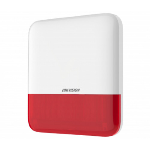 Hikvision DS-PS1-E-WE-Red Беспроводная внешняя сирена (красная)