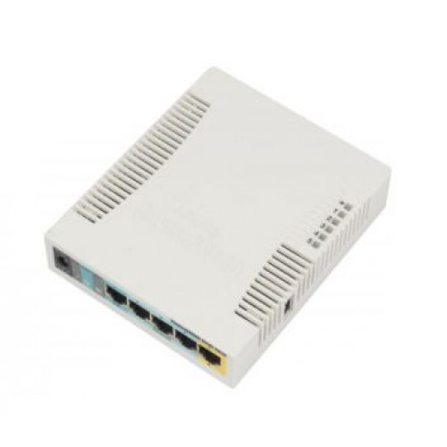 MikroTik RB951Ui-2HnD 2.4GHz Wi-Fi маршрутизатор с 5-портами Ethernet для домашнего использования