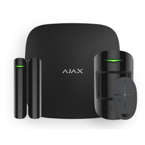 Ajax StarterKit (black) Комплект бездротової сигналізації