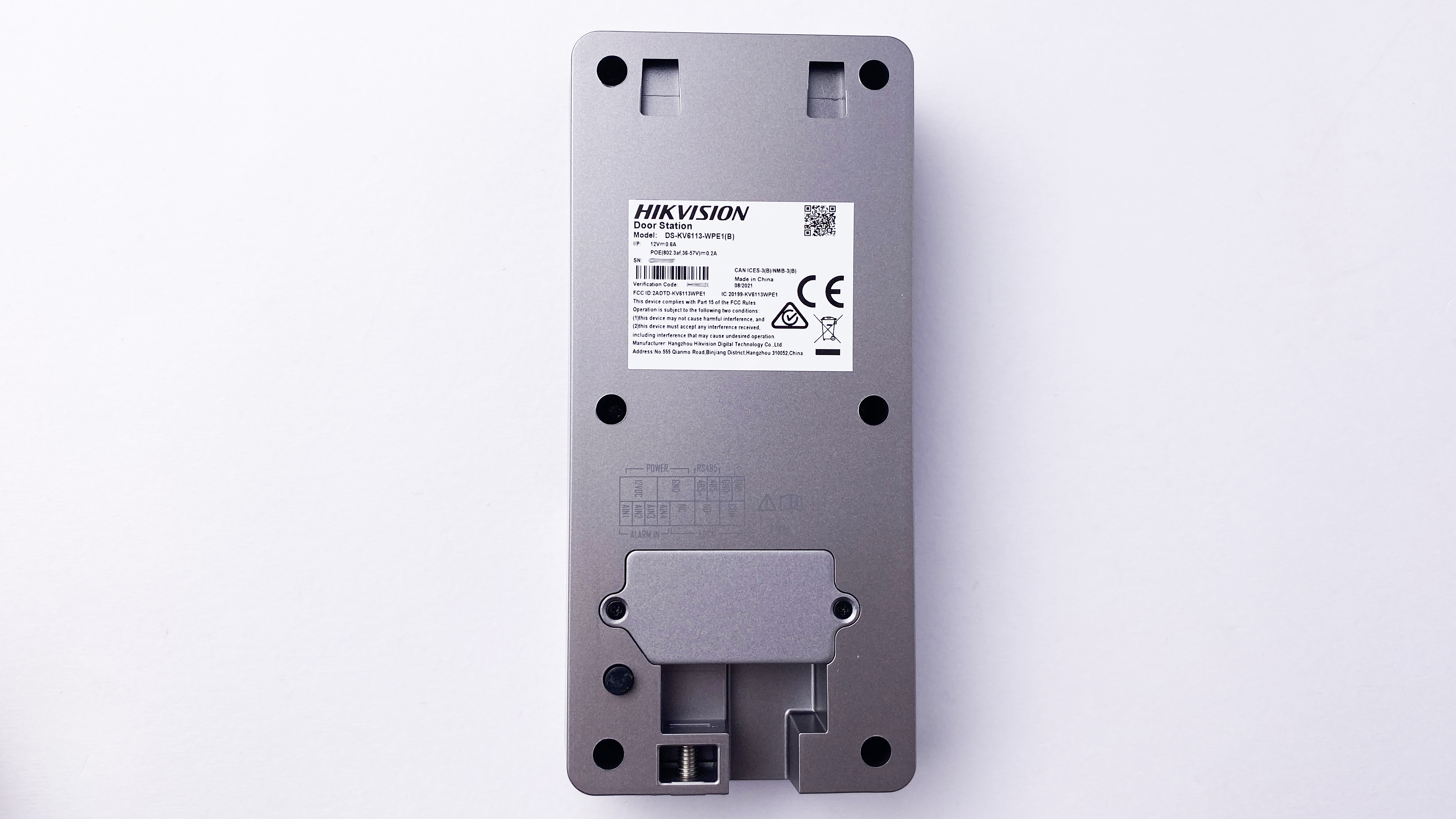 IP вызывная панель Hikvision DS-KV6113-WPE1(B)