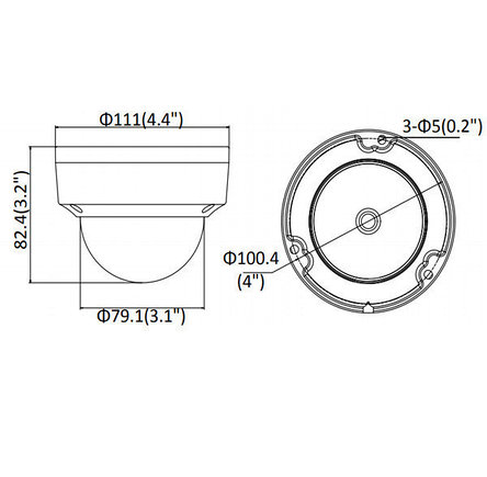 Hikvision DS-2CD2183G0-IS (2.8 мм) 8Мп IP с функциями IVS и детектором лиц