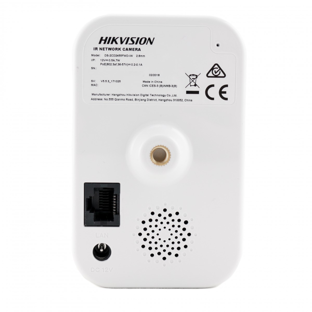 Hikvision DS-2CD2455FWD-IW (2.8 мм) 5 Мп IP відеокамера EXIR