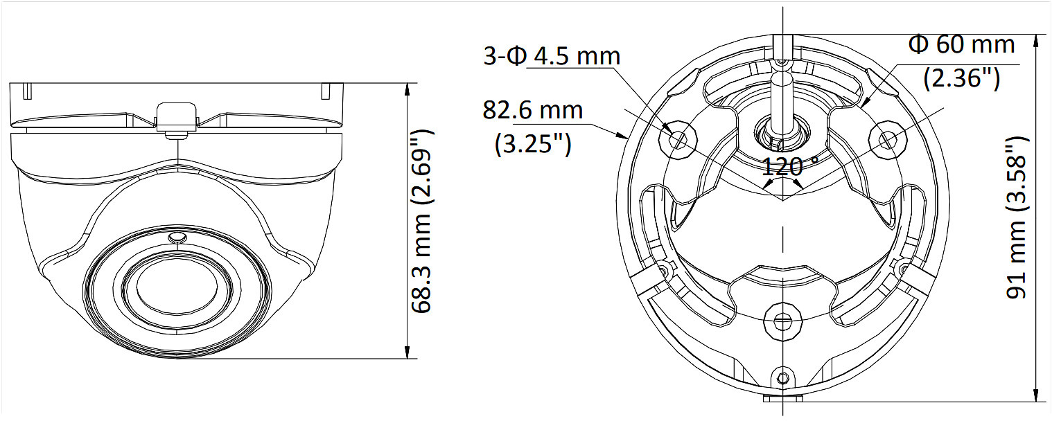 Hikvision DS-2CE56H0T-ITMF (2.8 мм) 5Мп Turbo HD