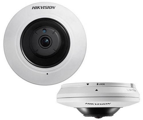 Hikvision DS-2CD2955FWD-I (1.05 мм) 5мп Fisheye IP відеокамера  з функціями IVS і детектором осіб