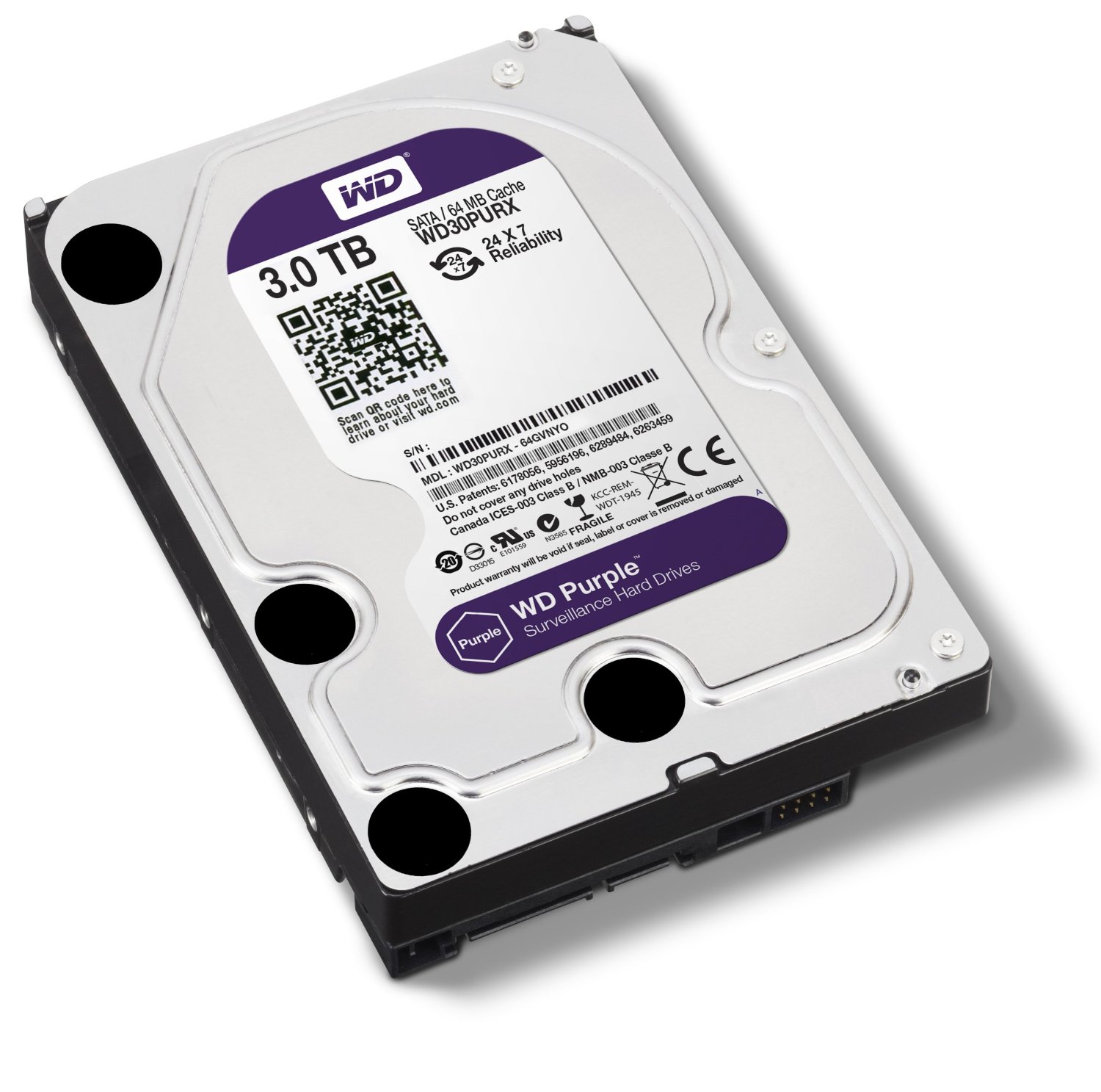 Western Digital WD30PURX Жесткий диск 3Тб